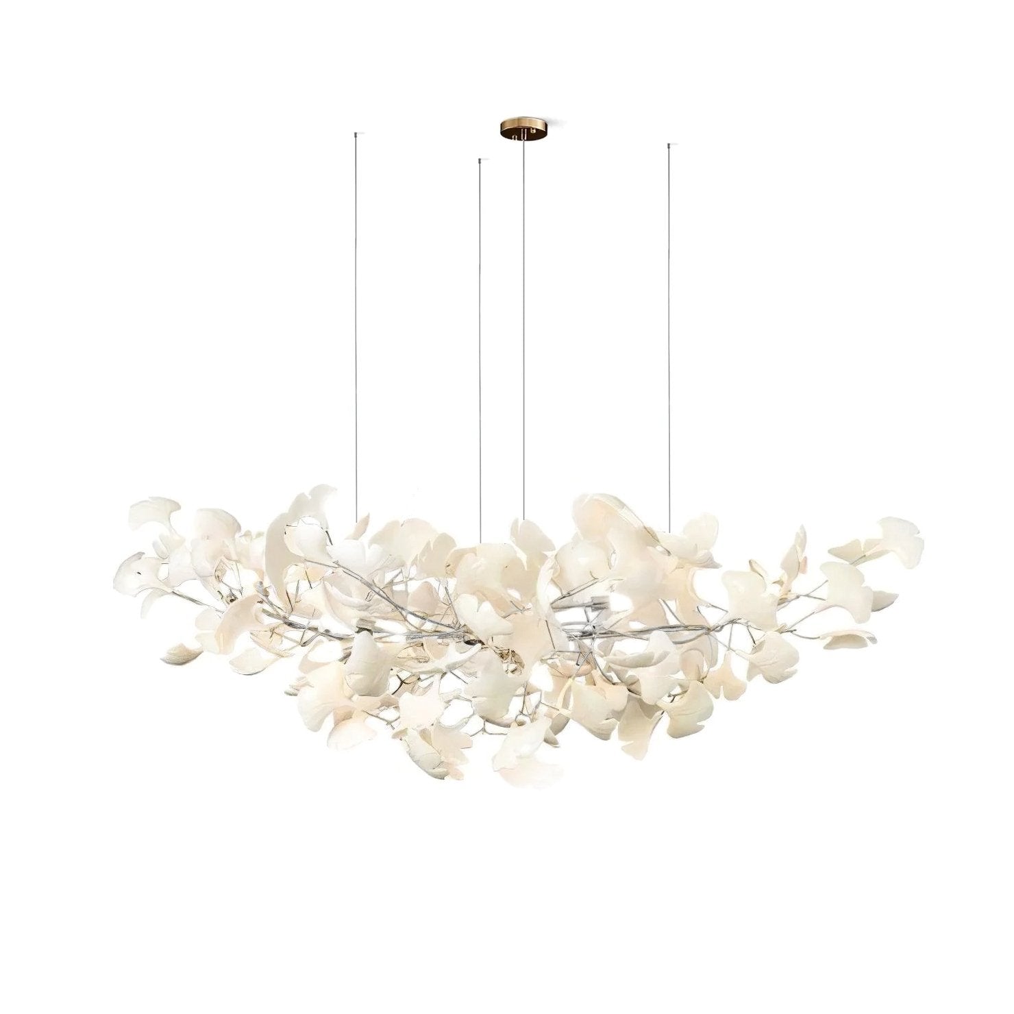 Horizon Bloom Ginkgo Leaf Branch Chandelier