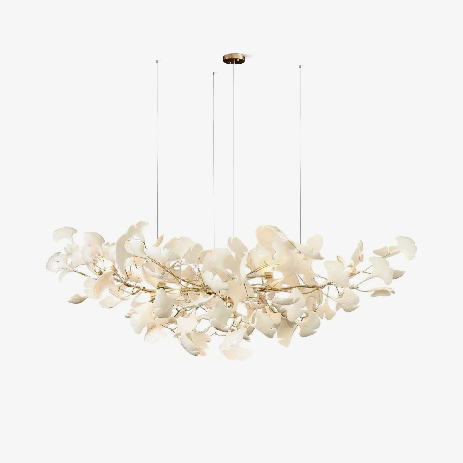 Horizon Bloom Ginkgo Leaf Branch Chandelier