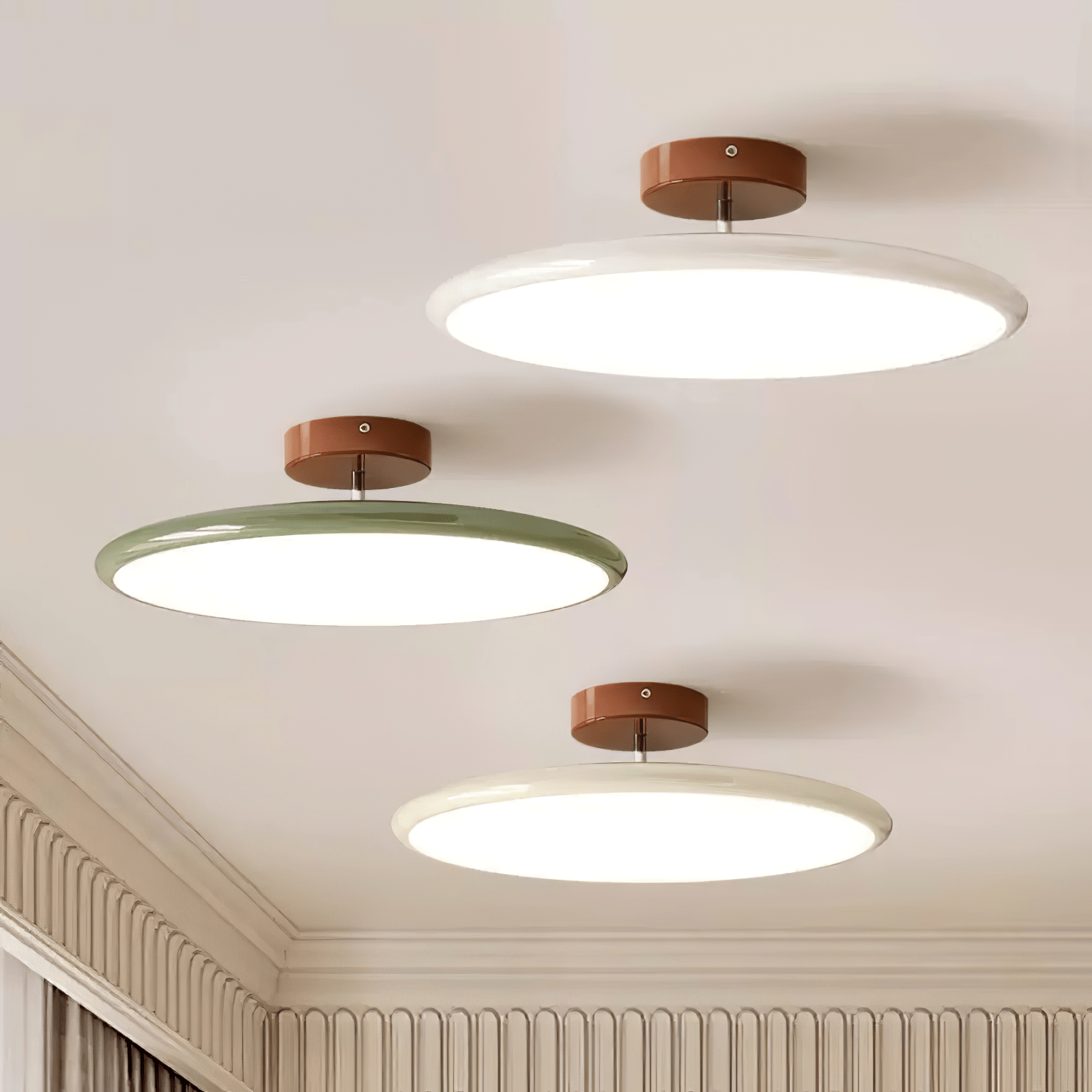 Drift Adjustable Semi Flush Mount Sloped Ceiling Light