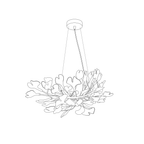Horizon Bloom Ginkgo Leaf Branch Chandelier