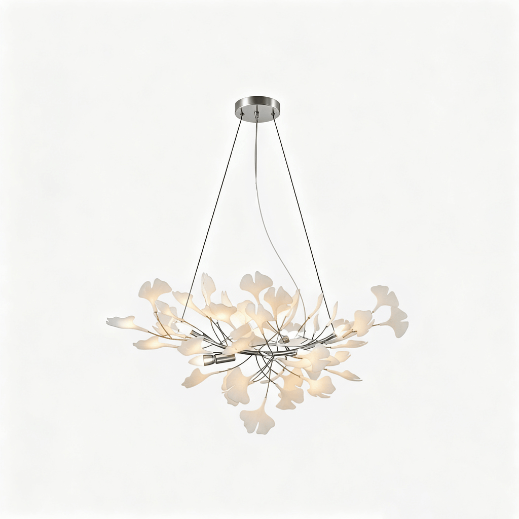 Horizon Bloom Ginkgo Leaf Branch Chandelier