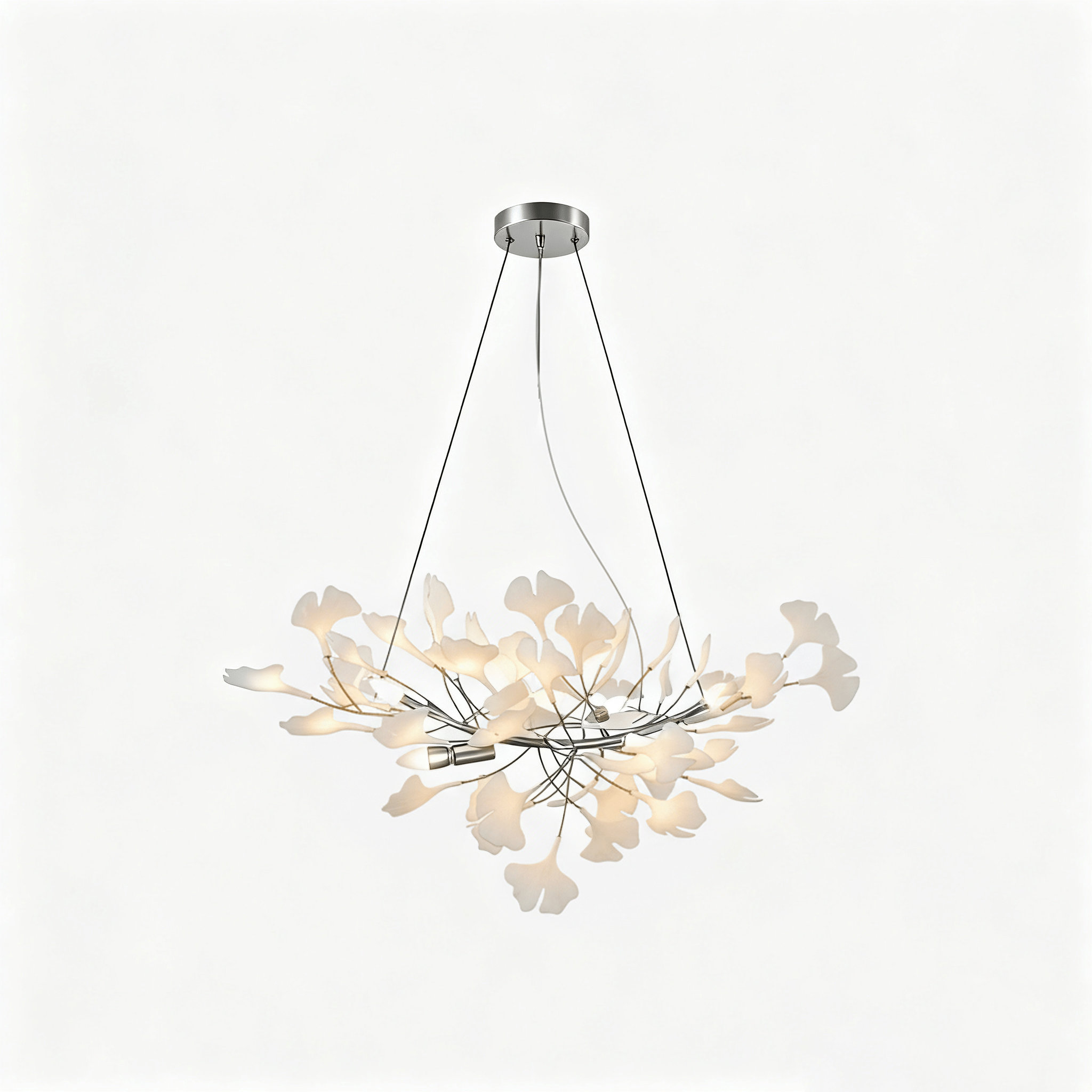 Horizon Bloom Ginkgo Leaf Branch Chandelier