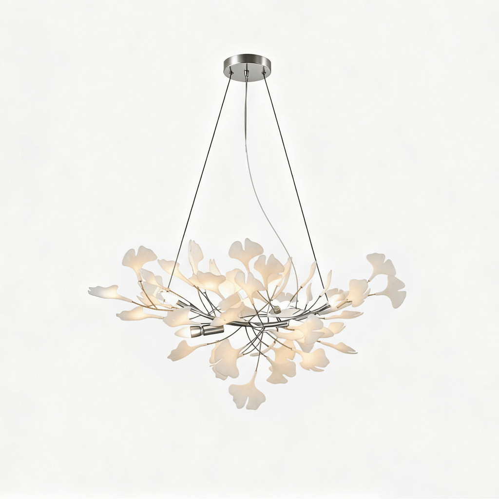 Horizon Bloom Ginkgo Leaf Branch Chandelier