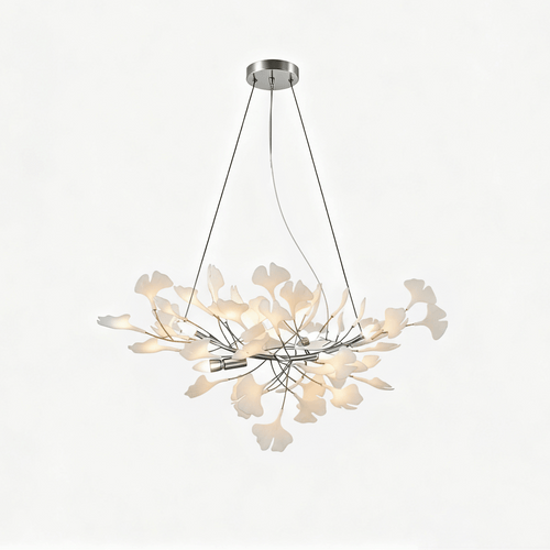 Horizon Bloom Ginkgo Leaf Branch Chandelier