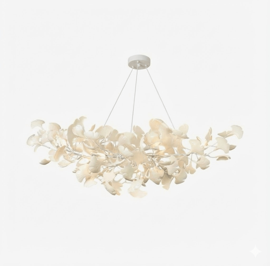 Horizon Bloom Ginkgo Leaf Branch Chandelier