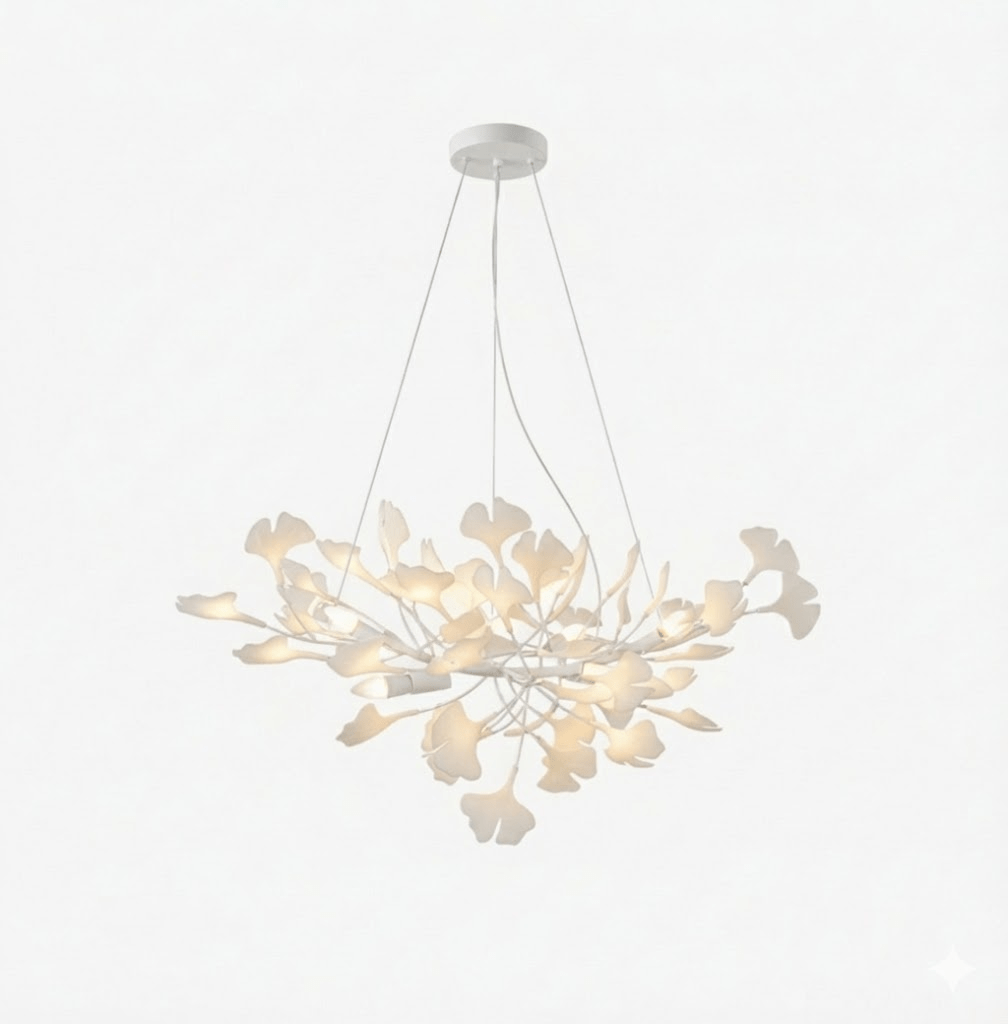 Horizon Bloom Ginkgo Leaf Branch Chandelier