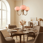 Marshmallow Glass Globe Chandelier