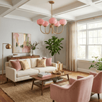 Marshmallow Glass Globe Chandelier