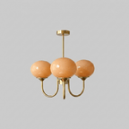 Marshmallow Glass Globe Chandelier