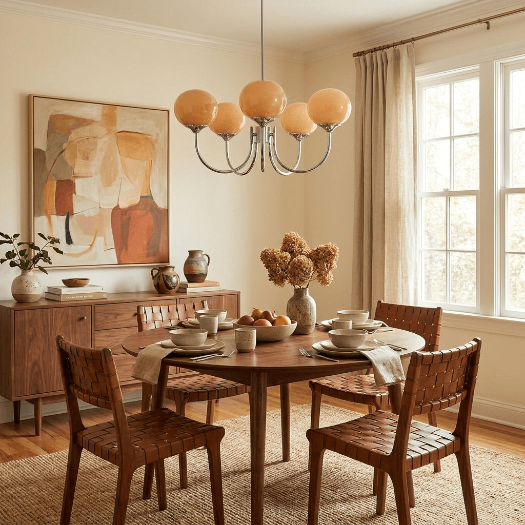Marshmallow Glass Globe Chandelier
