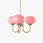 Marshmallow Glass Globe Chandelier
