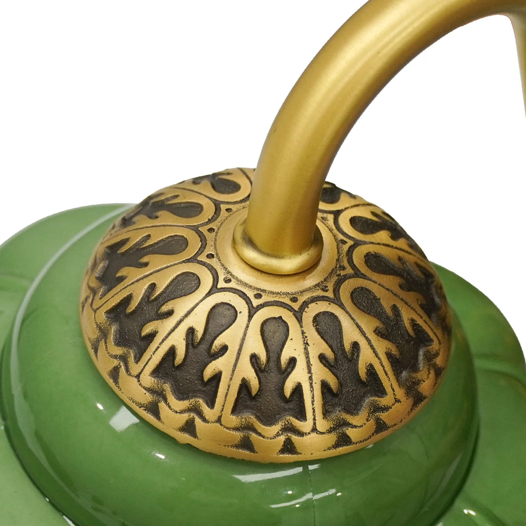 Vintage Glass Brass Margot Wall Sconce