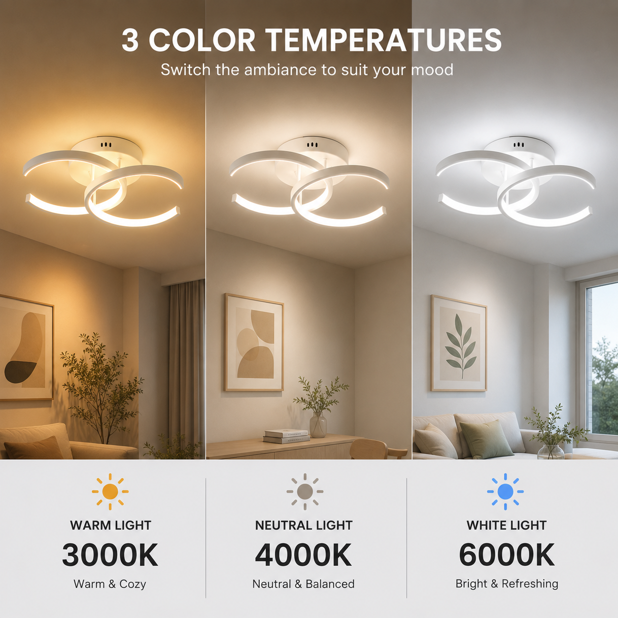 Velnee Modern Ceiling Light