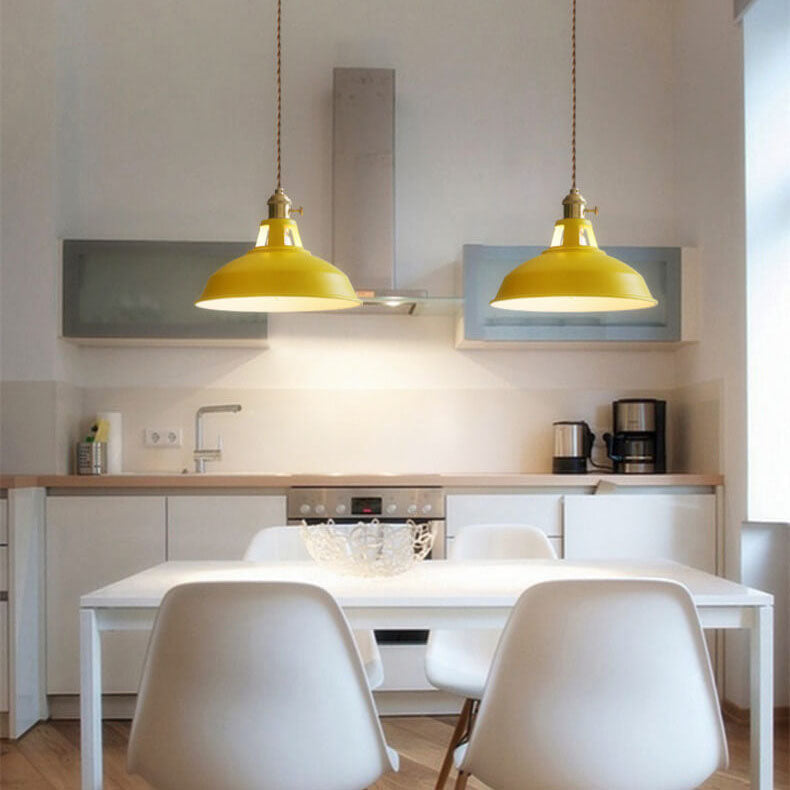 Industrial Retro Metal Barn Pendant Light
