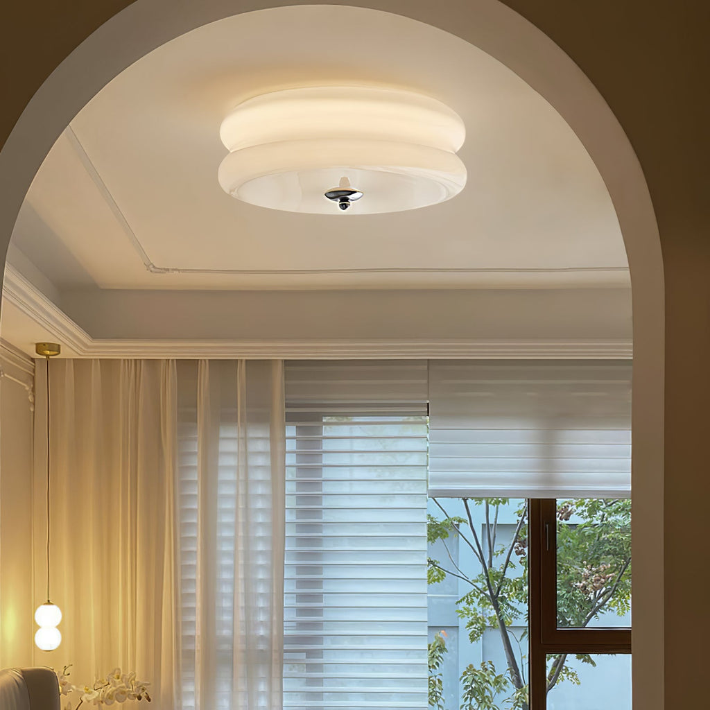 Art Deco Flush Mount Ceiling Light