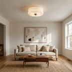 Art Deco Flush Mount Ceiling Light