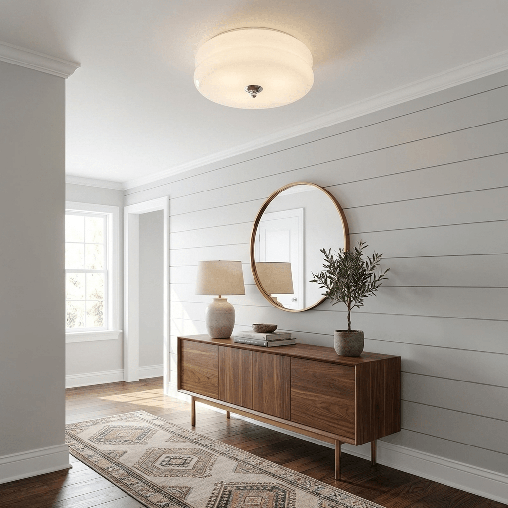 Art Deco Flush Mount Ceiling Light