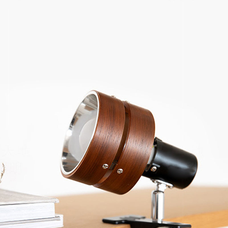 Japanese Wood Clip Table Lamp