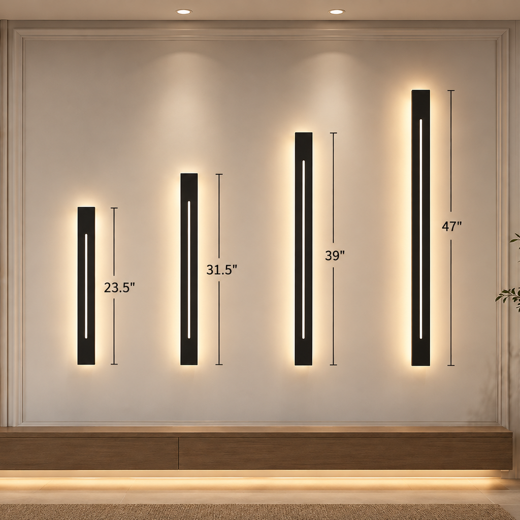 Black Vanity Bar Light Sconce