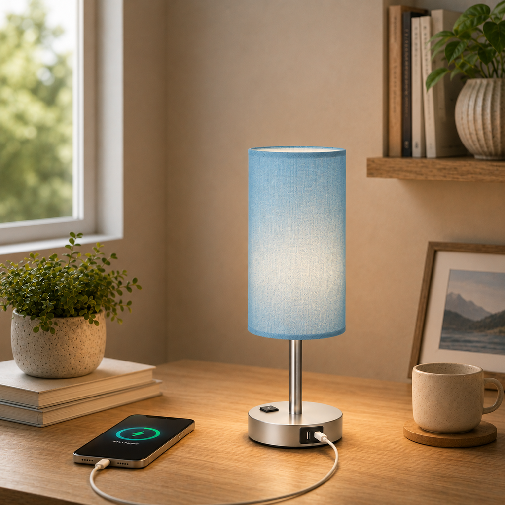 Velnee Bedside Table Lamp