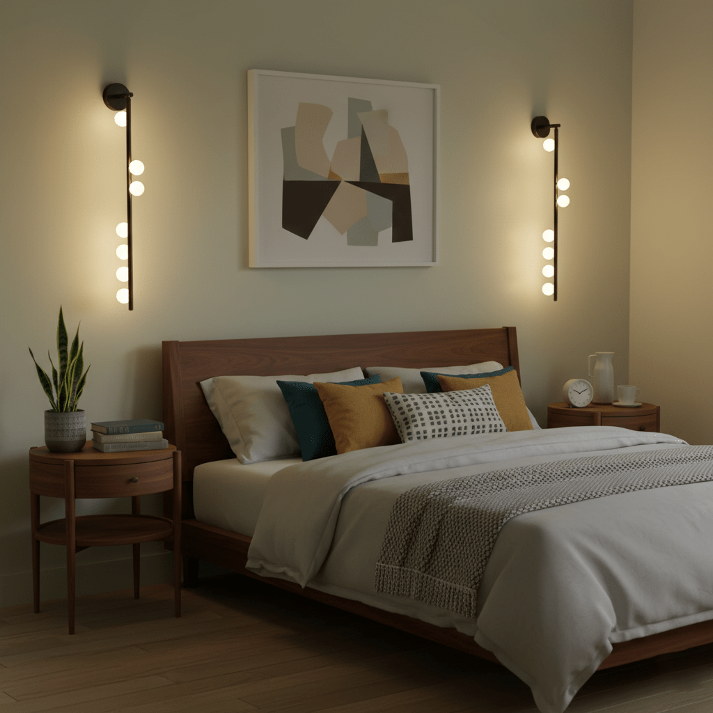 Multi Head Glass Tube Wall Sconce