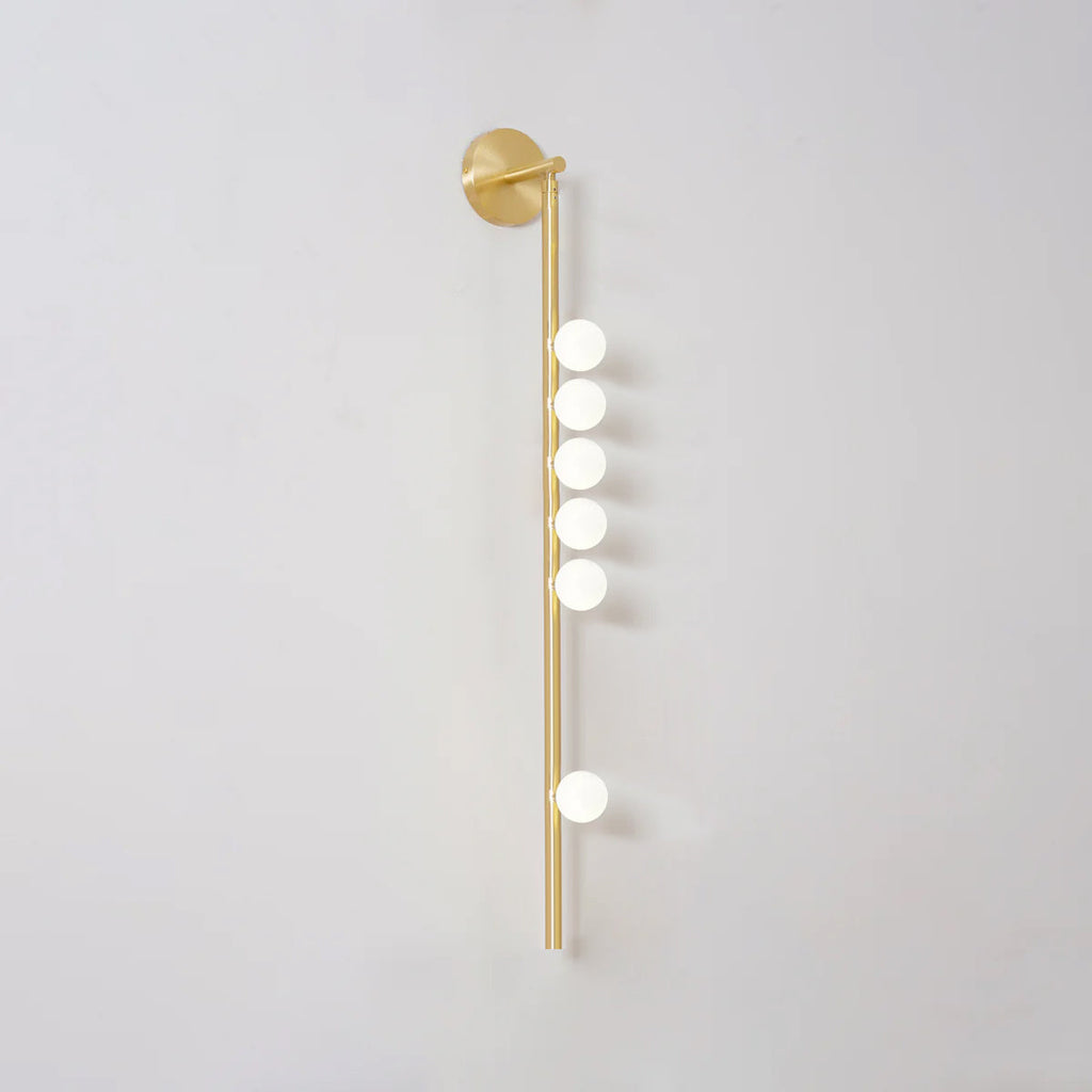 Multi Head Glass Tube Wall Sconce