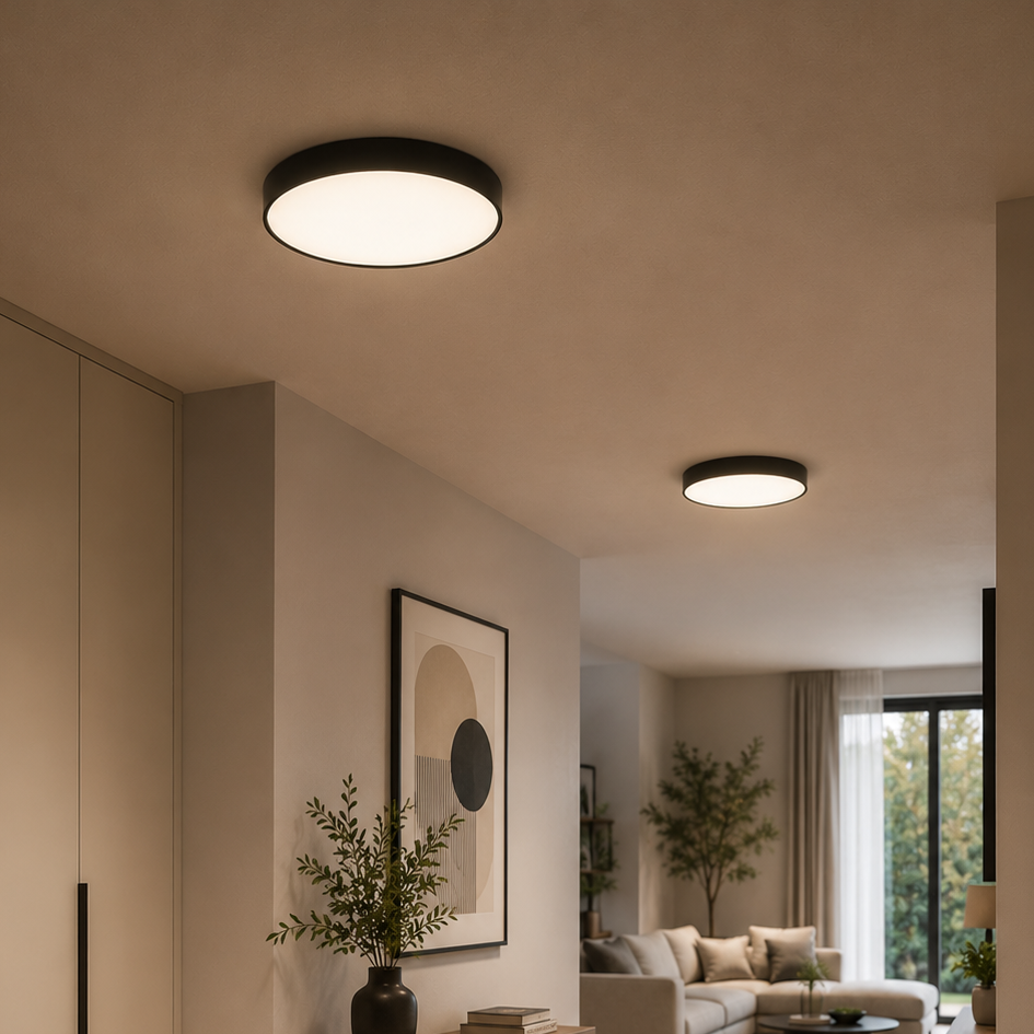Velnee Circular Flush Mount Ceiling Light
