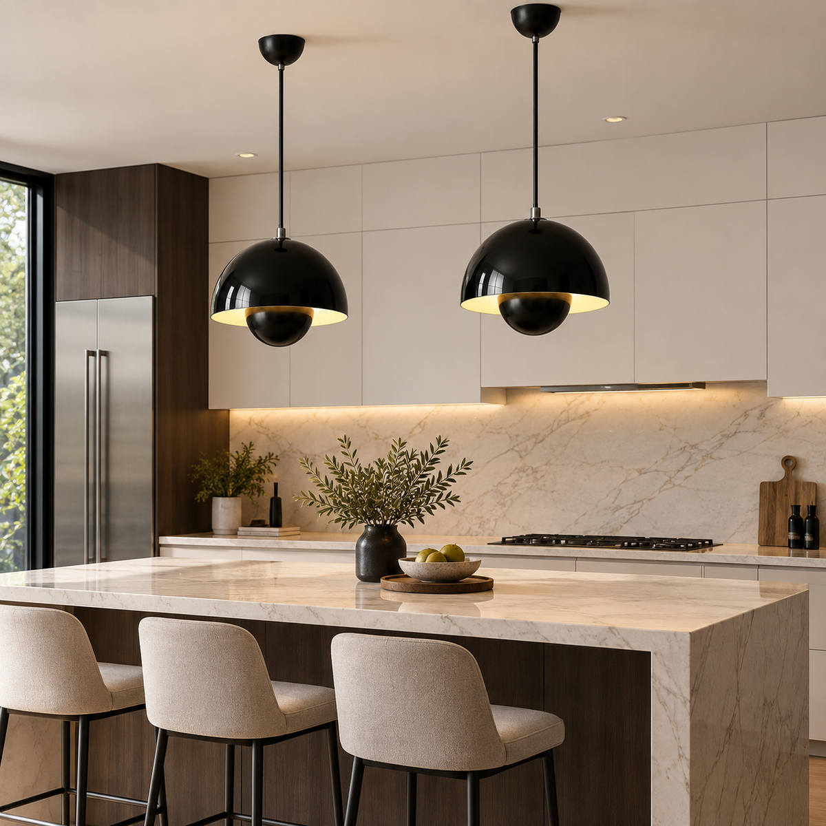 Modern Dome Hanging Kitchen Light