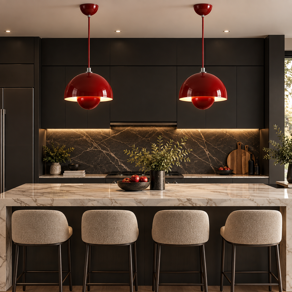 Modern Dome Hanging Kitchen Light