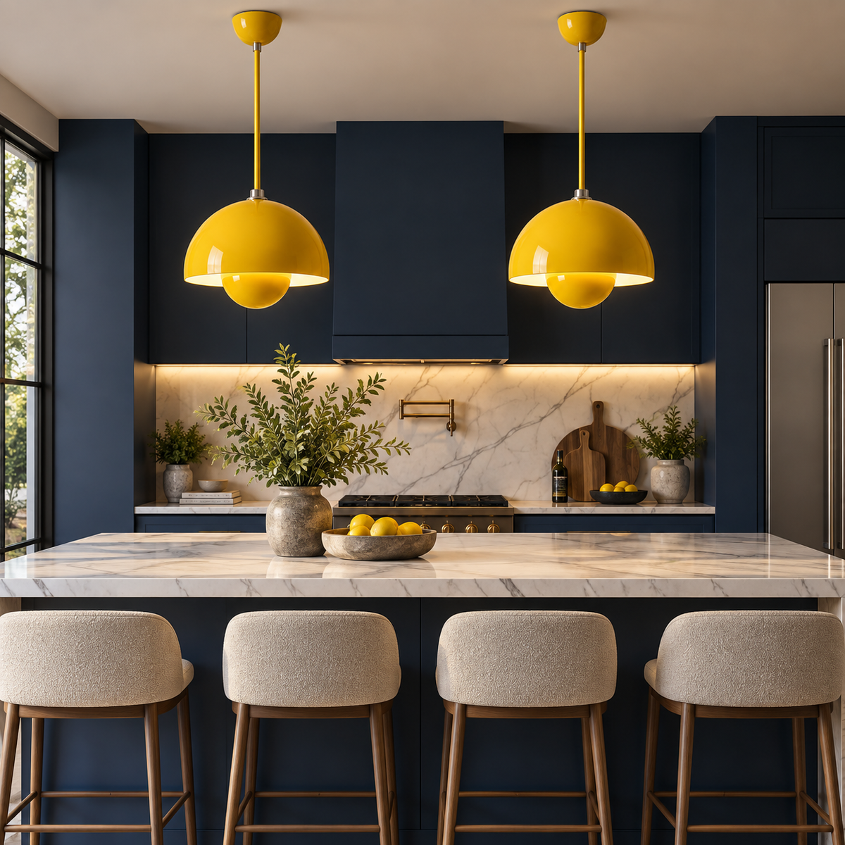 Modern Dome Hanging Kitchen Light