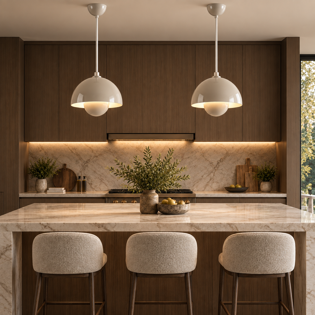 Modern Dome Hanging Kitchen Light