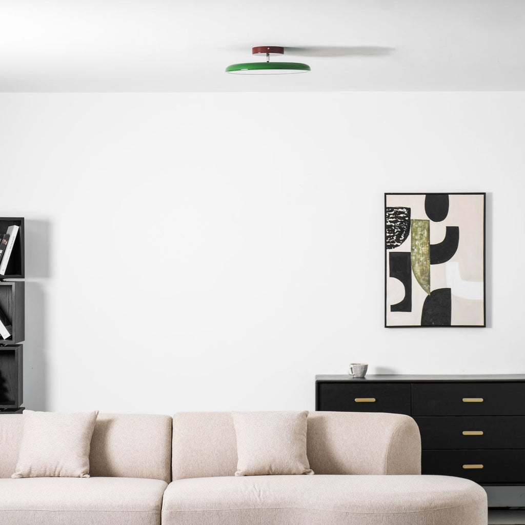 Drift Adjustable Semi Flush Mount Sloped Ceiling Light