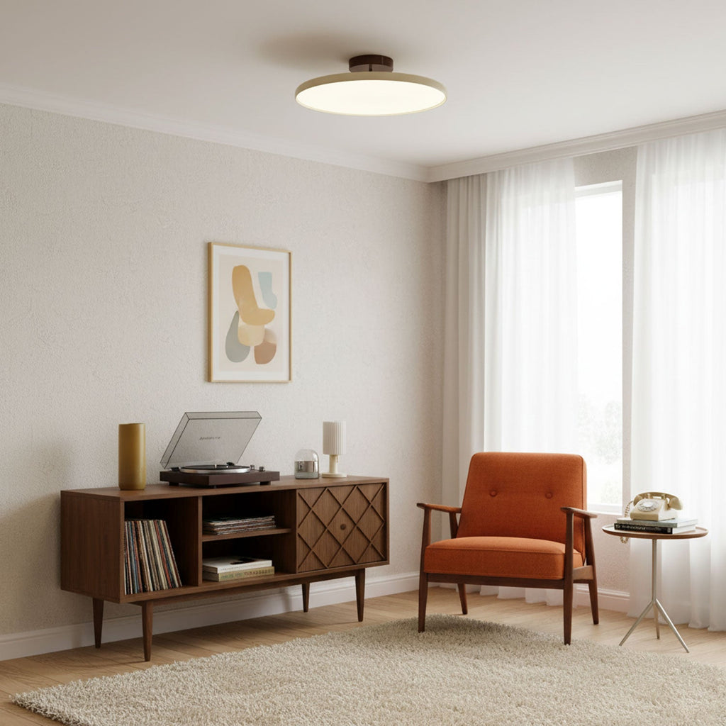 Drift Adjustable Semi Flush Mount Sloped Ceiling Light