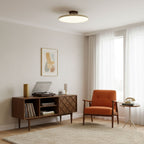 Drift Adjustable Semi Flush Mount Sloped Ceiling Light