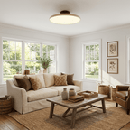 Drift Adjustable Semi Flush Mount Sloped Ceiling Light