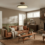 Drift Adjustable Semi Flush Mount Sloped Ceiling Light