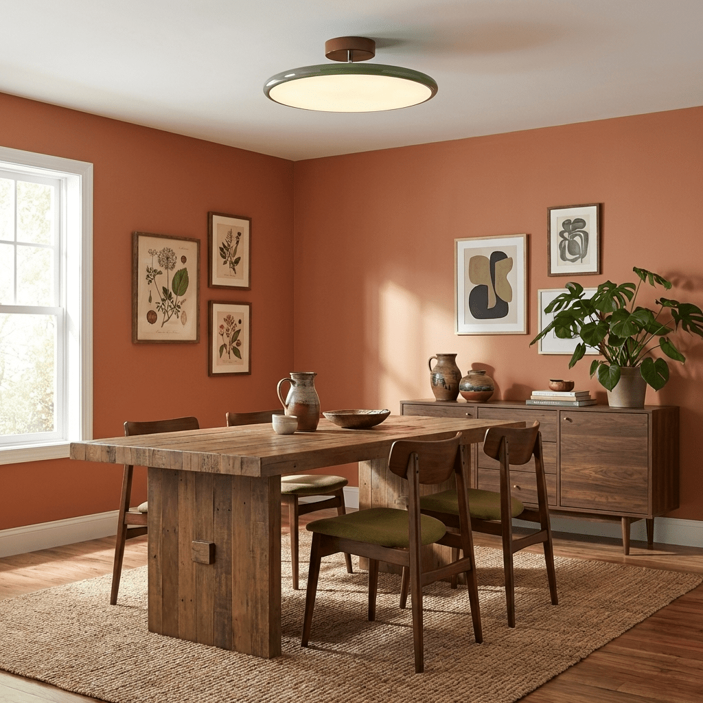 Drift Adjustable Semi Flush Mount Sloped Ceiling Light