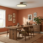 Drift Adjustable Semi Flush Mount Sloped Ceiling Light