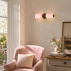 Vintage Glass Margot Vanity Light Fixture