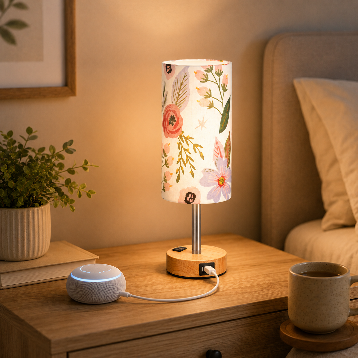 Velnee Bedside Table Lamp