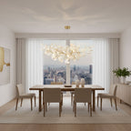 Horizon Bloom Ginkgo Leaf Branch Chandelier