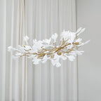 Horizon Bloom Ginkgo Leaf Branch Chandelier