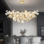 Horizon Bloom Ginkgo Leaf Branch Chandelier