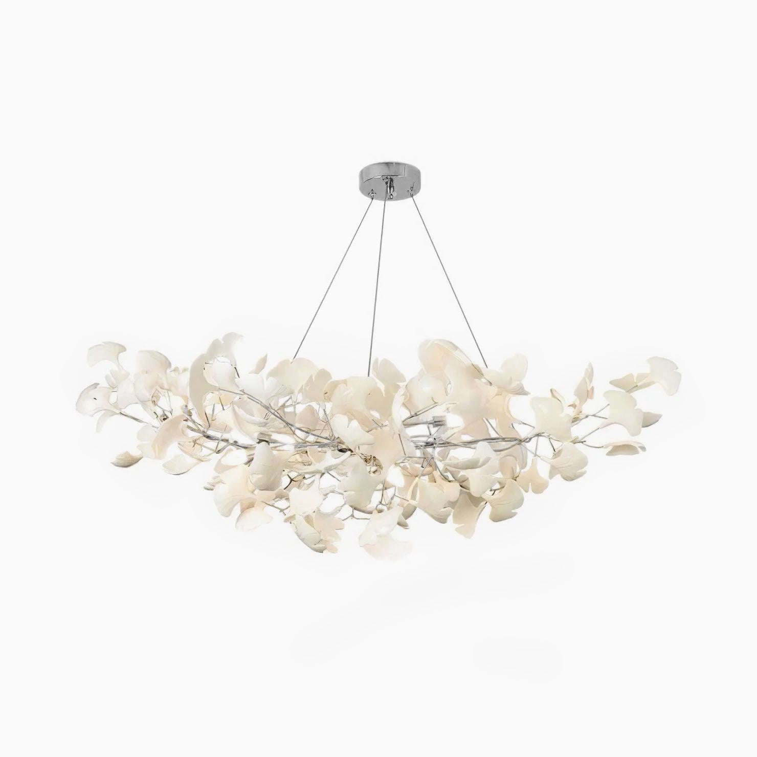 Horizon Bloom Ginkgo Leaf Branch Chandelier