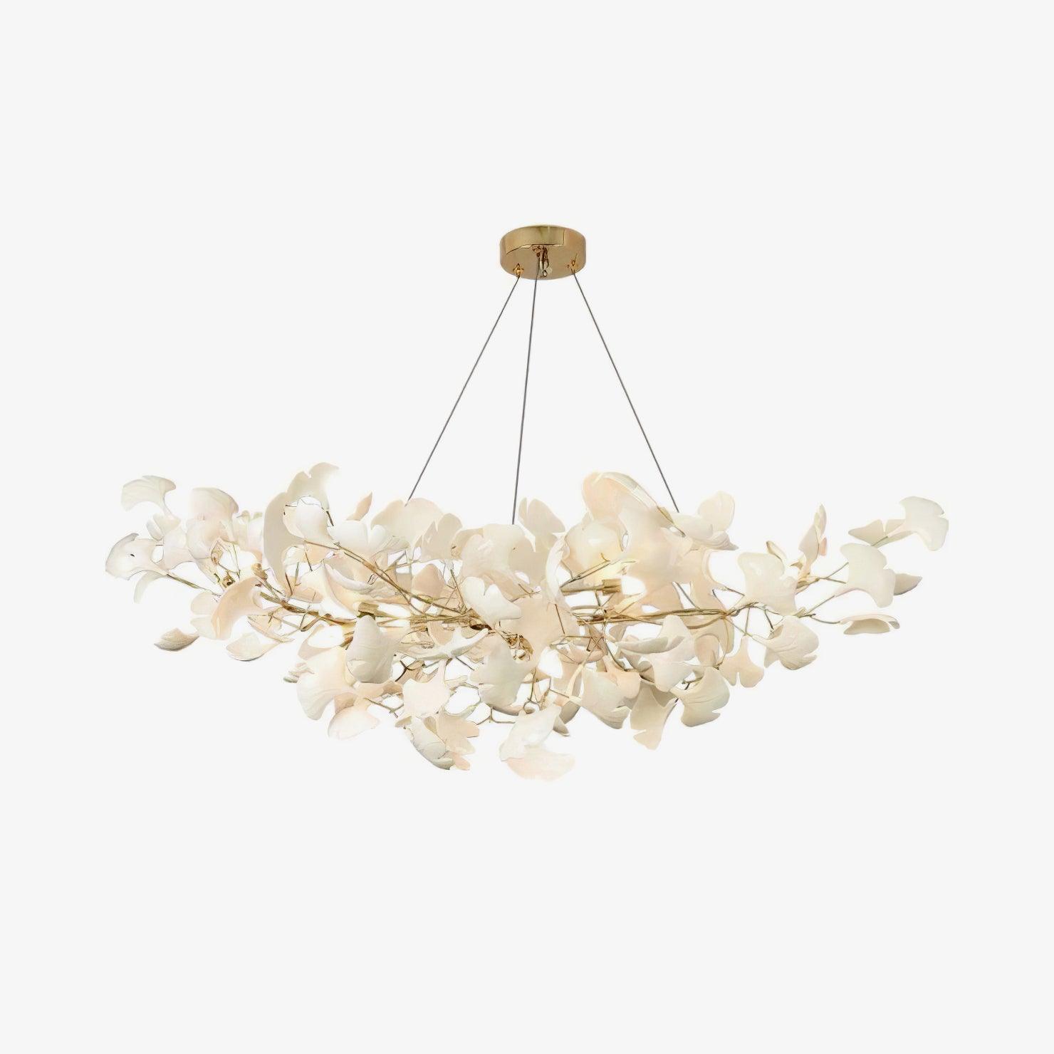 Horizon Bloom Ginkgo Leaf Branch Chandelier