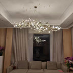 Horizon Bloom Ginkgo Leaf Branch Chandelier