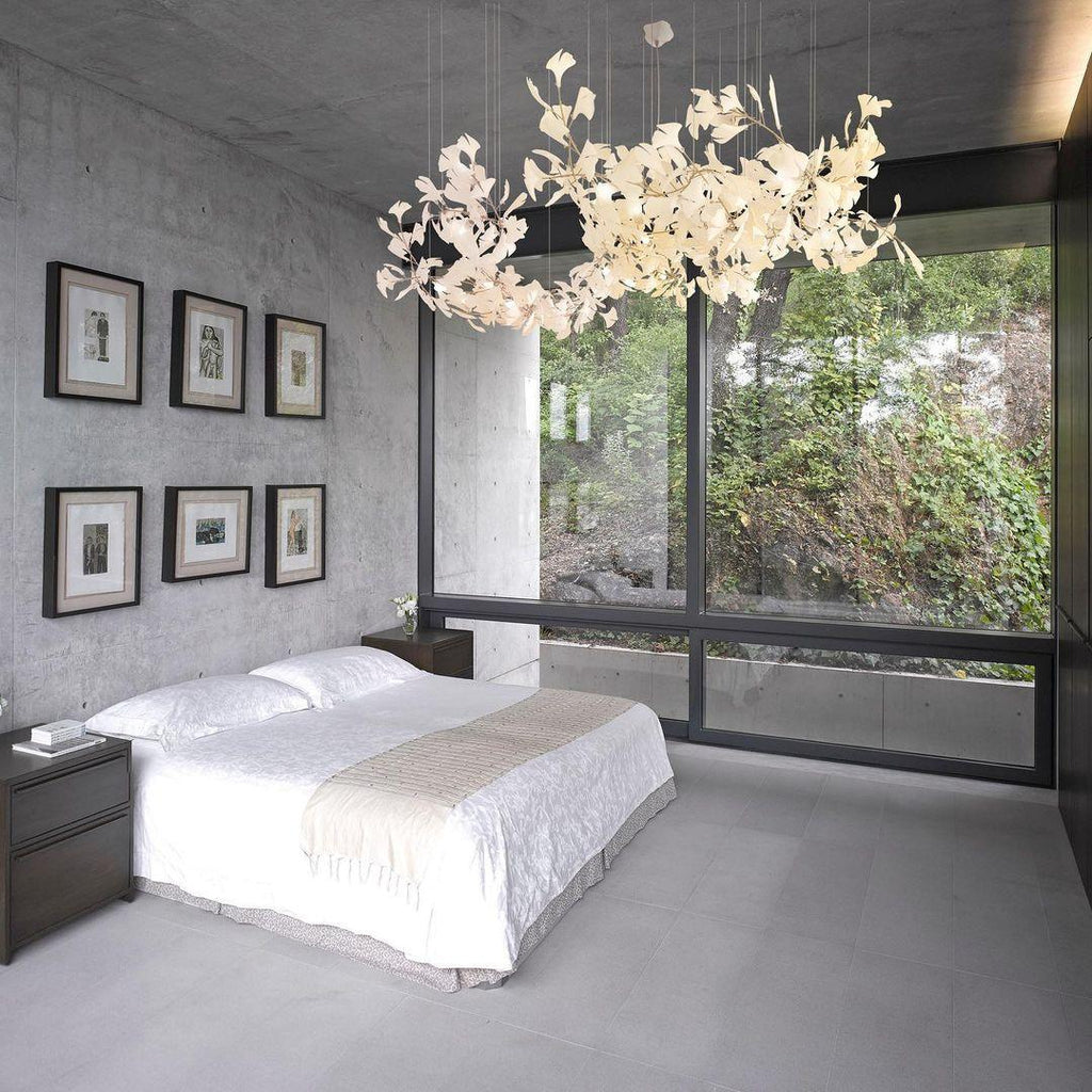 Horizon Bloom Ginkgo Leaf Branch Chandelier