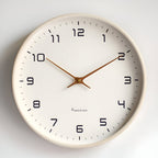 Nordic Minimalist Wood Wall Clock