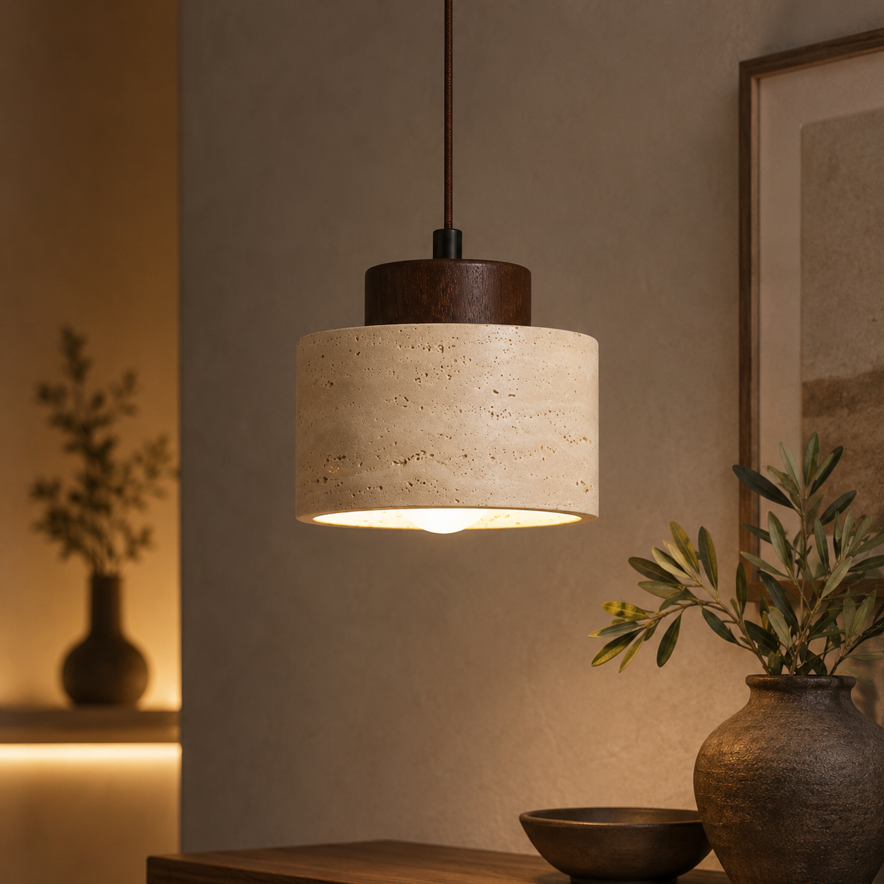 Velnee Japanese Pendant Light