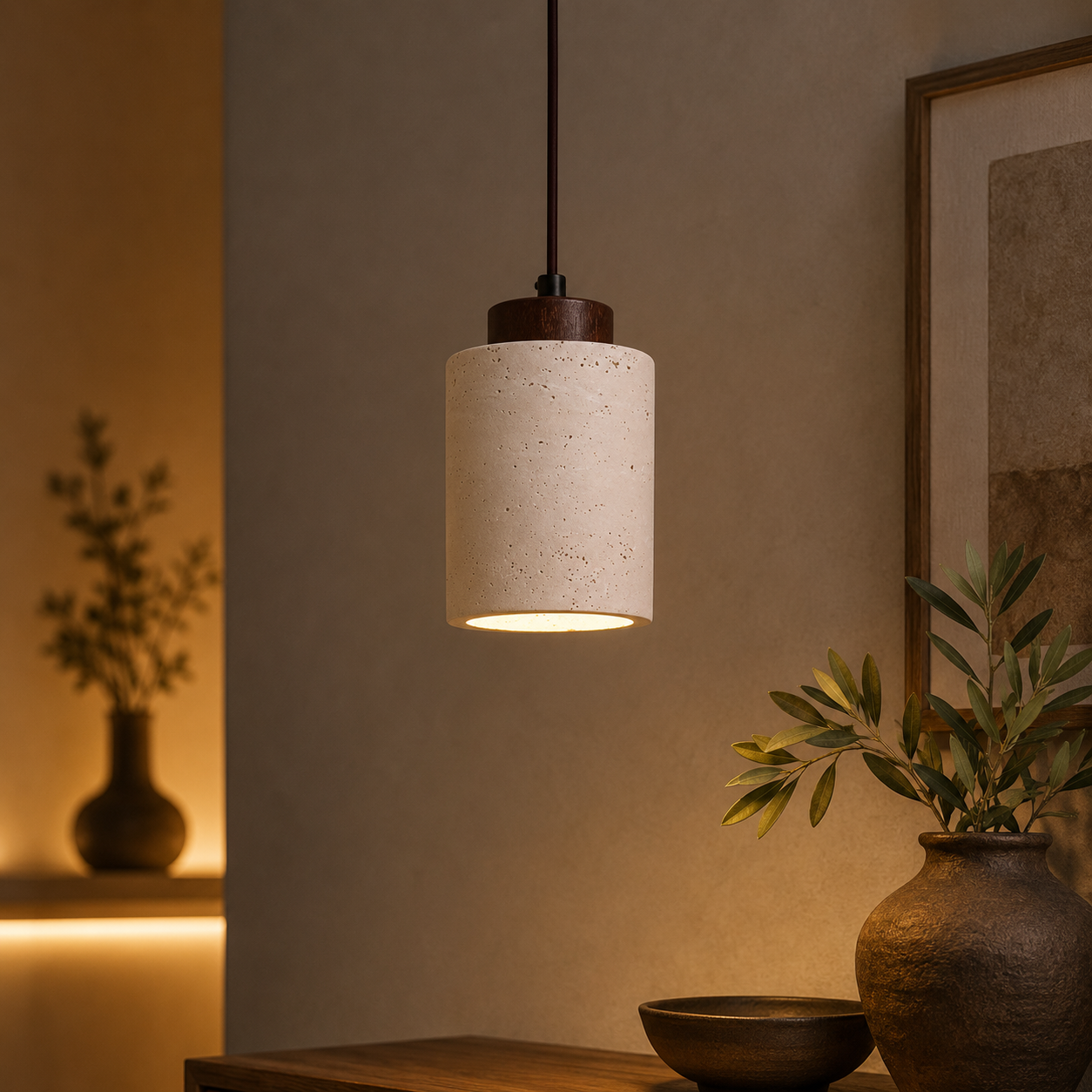 Velnee Japanese Pendant Light